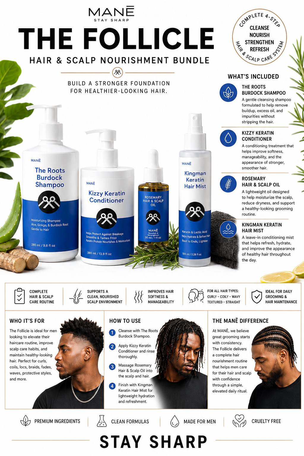 ‘The Follicle’ - A 4-Product Bundle for Hair & Scalp Nourishment