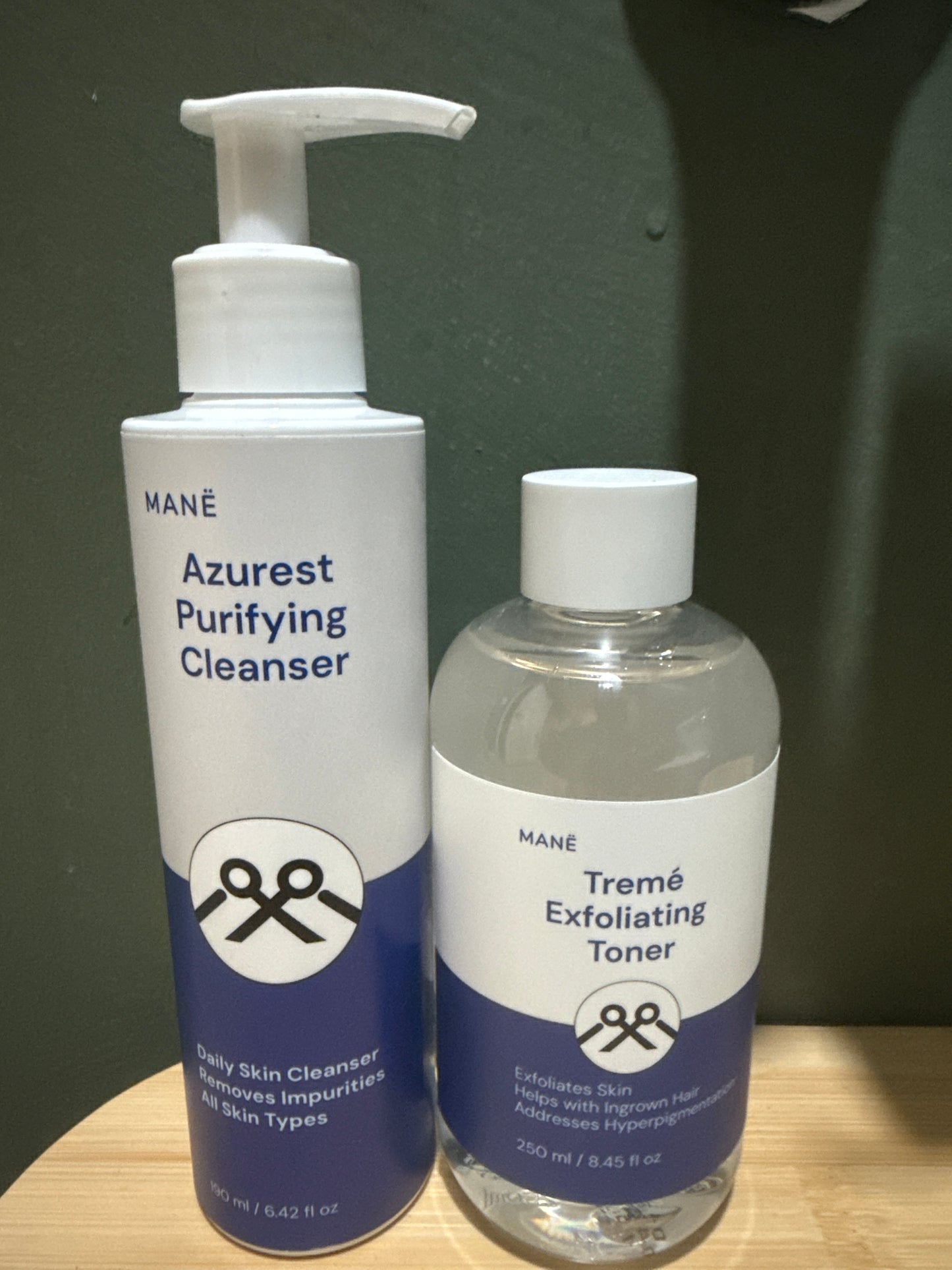 'The Matte' 2-Step Cleanse & Glycolic Exfoliating Toner Routine MANË || Hair & Skin