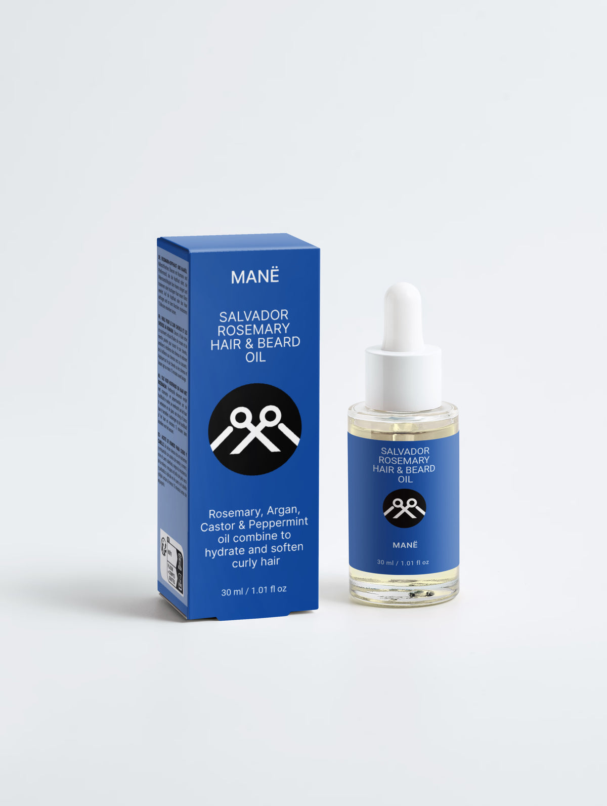 Salvador Rosemary Beard & Hair Oil MANË || Hair & Skin
