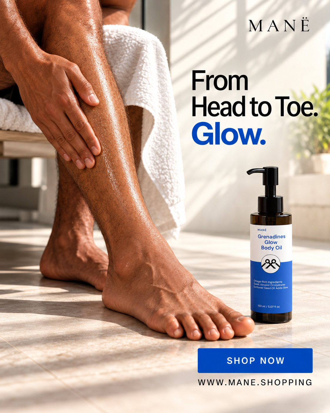 Grenadines Glow Body Oil by MANË MANË || Hair & Skin