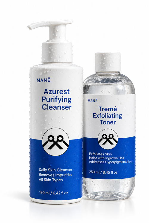 'The Matte' 2-Step Cleanse & Glycolic Exfoliating Toner Routine MANË || Hair & Skin
