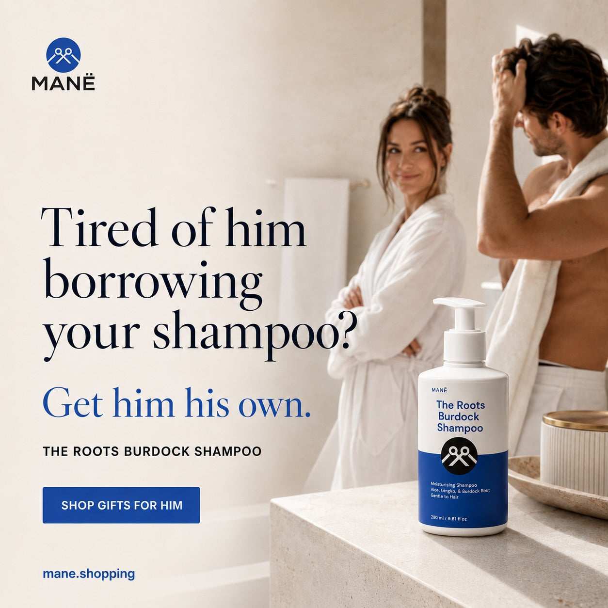The Roots Burdock Shampoo for Men | MANË MANË || Hair & Skin
