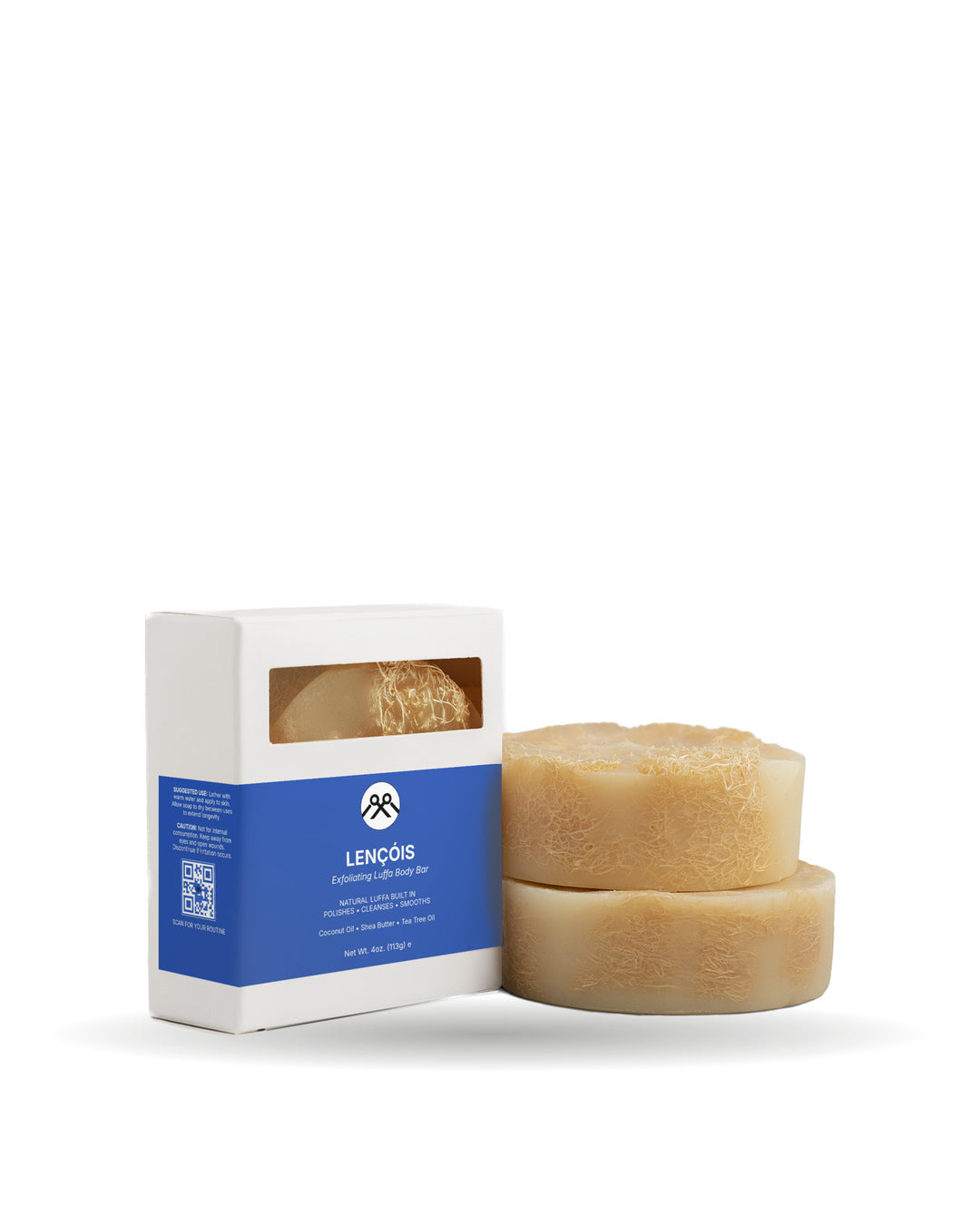 LENÇÓIS Exfoliating Luffa Body Bar MANË || Hair & Skin